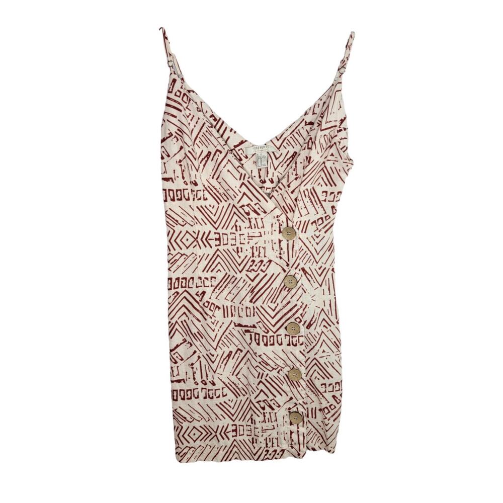 Forever 21 Geometric Side Buttons Mini Dress Sz XS